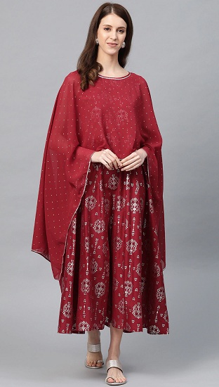 Maroon Dresses for Women - 30 Trending Models for Graceful Look