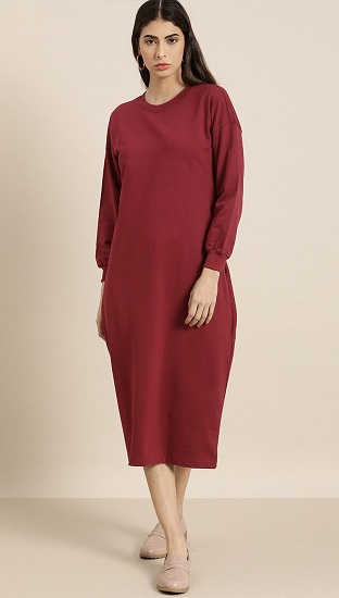 Maroon Dresses for Women - 30 Trending Models for Graceful Look
