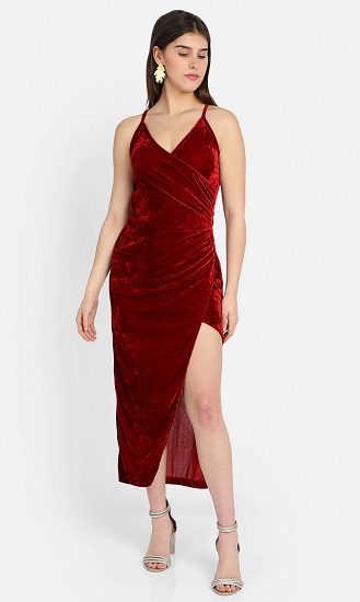 Maroon Dresses for Women - 30 Trending Models for Graceful Look