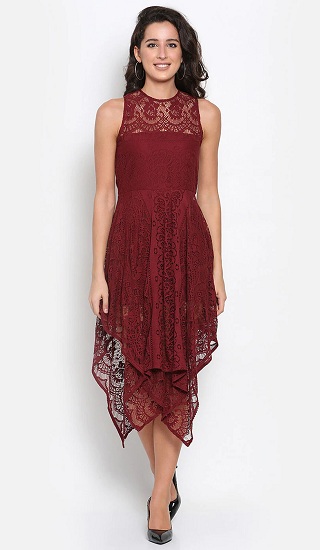 Maroon Dresses for Women - 30 Trending Models for Graceful Look