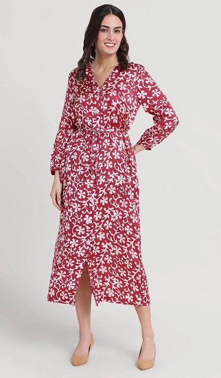 Maroon Dresses for Women - 30 Trending Models for Graceful Look