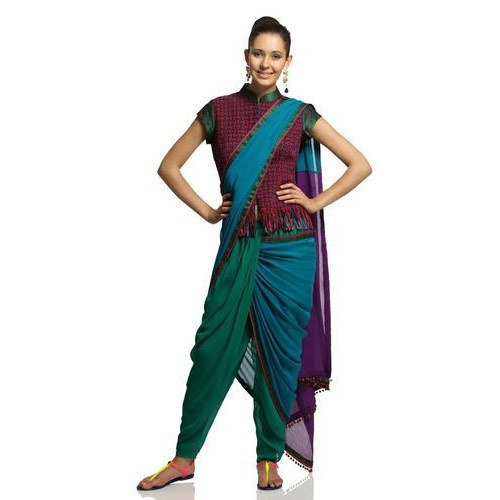 20 Beautiful Designs of Dhoti Sarees For Women in Fashion