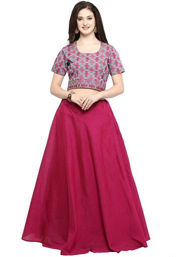 15 Stunning Designs of Silk Skirts for Ladies in Fashion