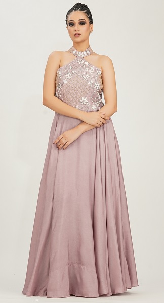 Halter Neck Dresses - 30 Trending Designs with Styling Guide