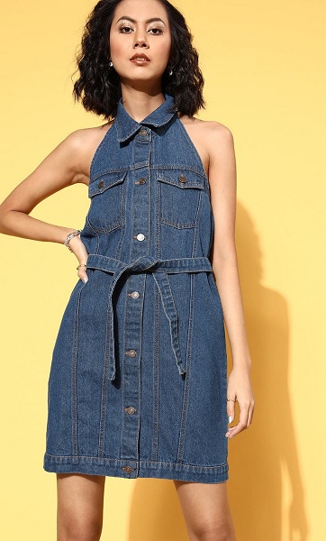 Halter Neck Dresses - 30 Trending Designs with Styling Guide