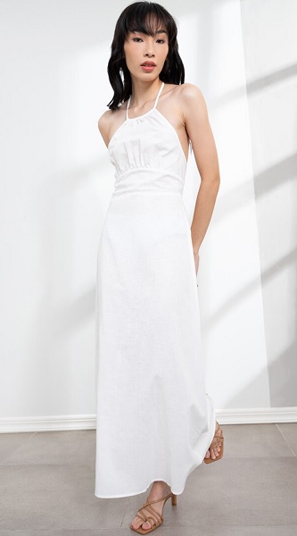 Halter Neck Dresses - 30 Trending Designs with Styling Guide