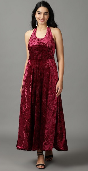 Halter Neck Dresses - 30 Trending Designs with Styling Guide