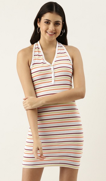 Halter Neck Dresses - 30 Trending Designs with Styling Guide