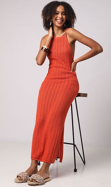 Halter Neck Dresses - 30 Trending Designs with Styling Guide