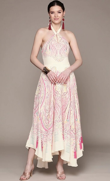 Halter Neck Dresses - 30 Trending Designs with Styling Guide