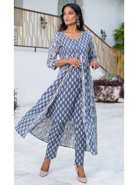 10 Trending Front Slit Kurti Designs for Fashionable Look