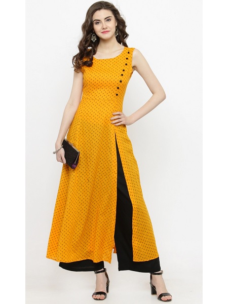 10 Trending Front Slit Kurti Designs for Fashionable Look