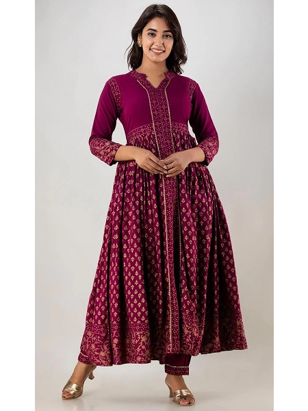 10 Trending Front Slit Kurti Designs for Fashionable Look