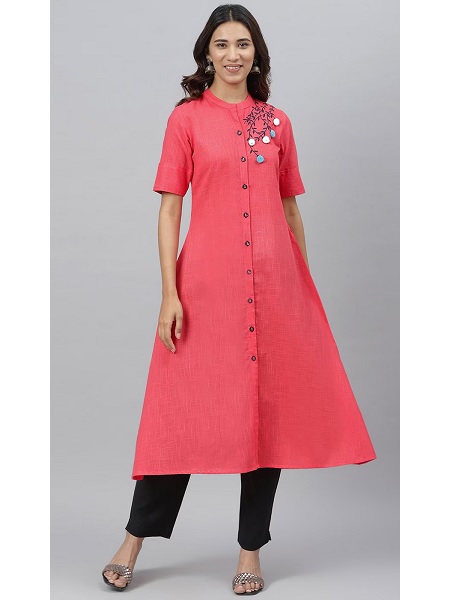 10 Trending Front Slit Kurti Designs for Fashionable Look