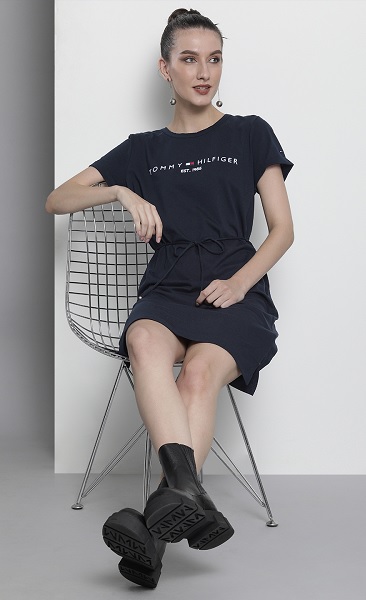 20 Trendy Models of T-Shirt Dresses for Women in Fashion