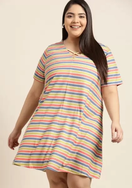 20 Trendy Models of T-Shirt Dresses for Women in Fashion
