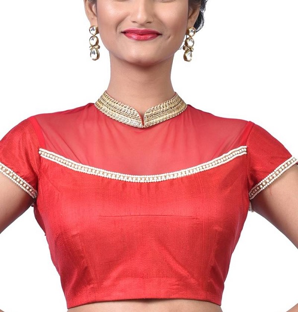 15 Gorgeous Lace Blouse Designs for Sophisticated Look