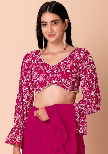 Pink Blouse Designs: These 20 Stunning Models To Steal Your Heart