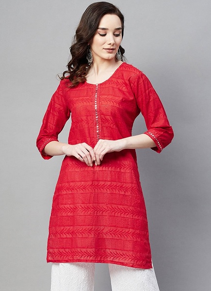 20 Modern Chikankari Kurti Designs To Give The Captivating Look