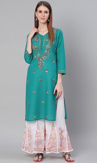 20 Modern Chikankari Kurti Designs To Give The Captivating Look