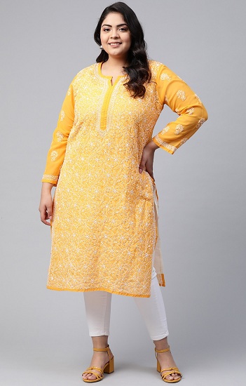 20 Modern Chikankari Kurti Designs To Give The Captivating Look