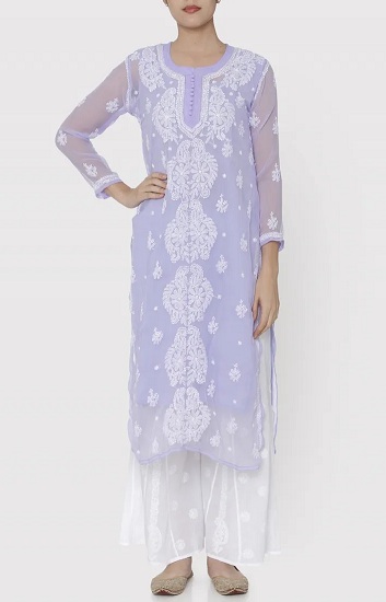 20 Modern Chikankari Kurti Designs To Give The Captivating Look