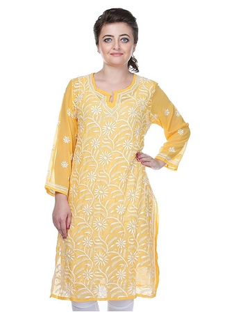 20 Modern Chikankari Kurti Designs To Give The Captivating Look