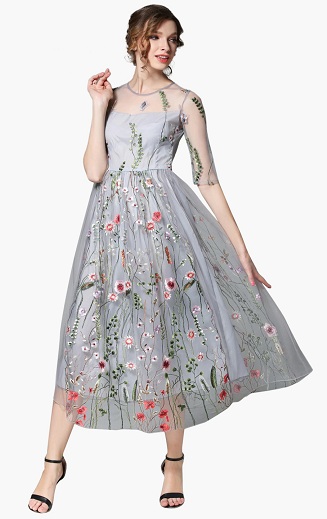 30 Beautiful Designs of Floral Dresses for Modern Look