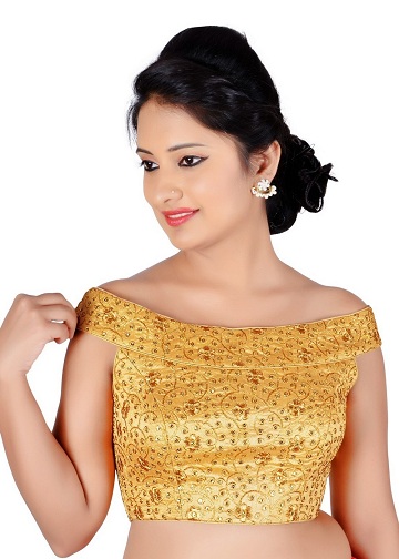 20 Trendy Designs of Off Shoulder Blouses For Stunning Look