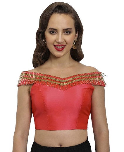 20 Trendy Designs of Off Shoulder Blouses For Stunning Look