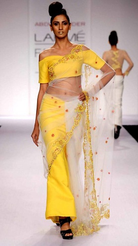 20 Trendy Designs of Off Shoulder Blouses For Stunning Look