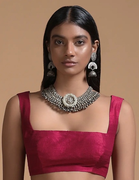 Square Neck Blouse Designs - 20 New and Stunning Collection