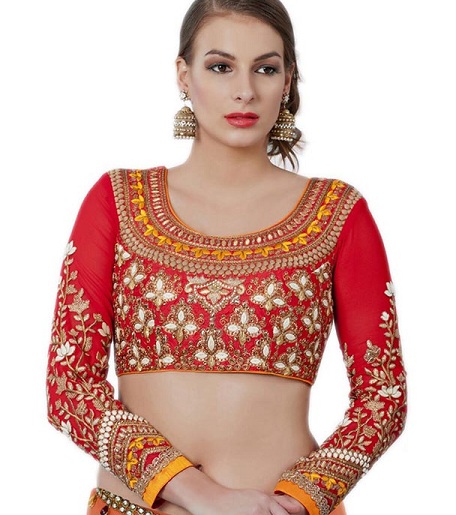 20 Stunning Collection of Red Blouse Designs for Stylish Look