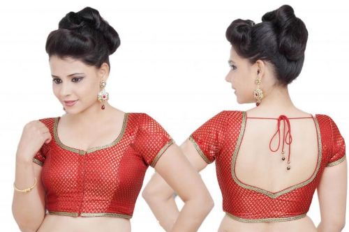 20 Stunning Collection of Red Blouse Designs for Stylish Look