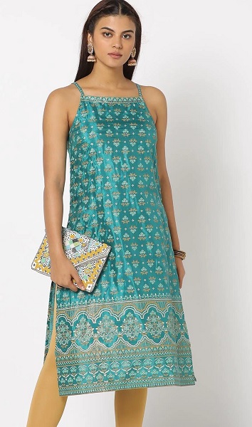 25 Modern Sleeveless Kurti Designs for Stylish Appearance