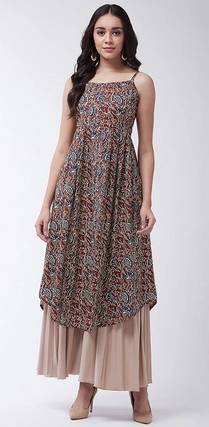 25 Modern Sleeveless Kurti Designs for Stylish Appearance