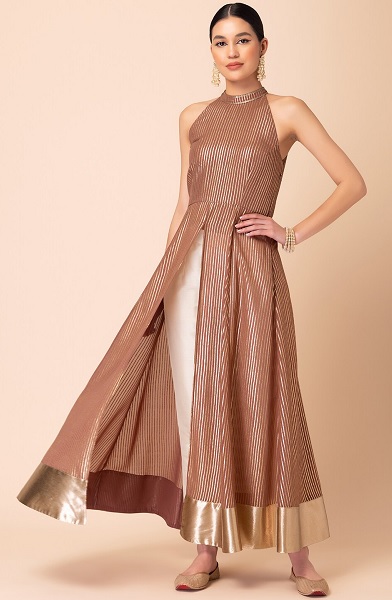 25 Modern Sleeveless Kurti Designs for Stylish Appearance