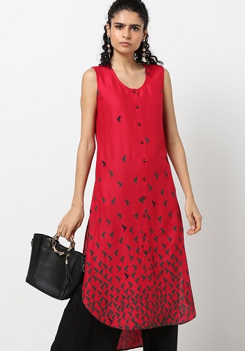 25 Modern Sleeveless Kurti Designs for Stylish Appearance