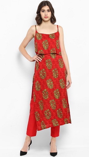 25 Modern Sleeveless Kurti Designs for Stylish Appearance