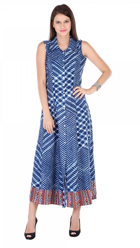 25 Modern Sleeveless Kurti Designs for Stylish Appearance