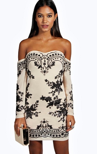 10 Stylish Collection of Off Shoulder Dress Designs for Women