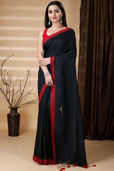 15 Trendy Collection of Black Sarees For Stylish Women
