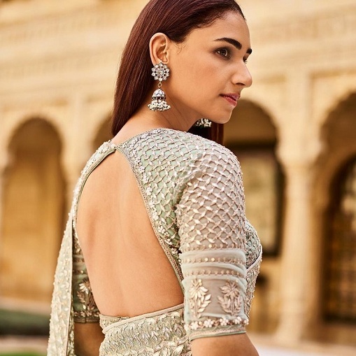 20 Stylish Silver Blouse Designs That Will Mesmerise You