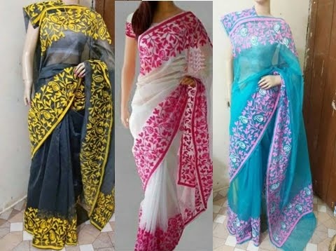 10 Latest Designs of Aari Work Sarees are Trending Right Now