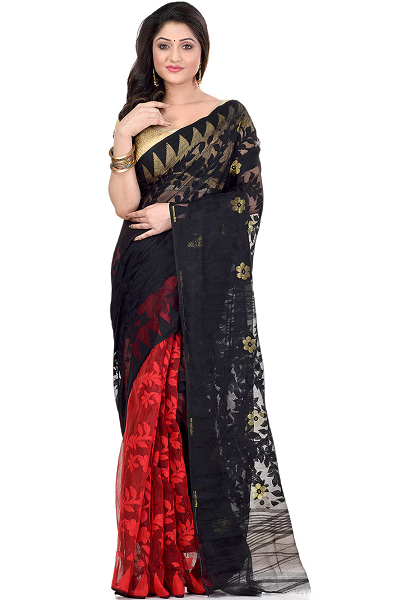 15 Modern Designs of Jamdani Sarees for Classy Look