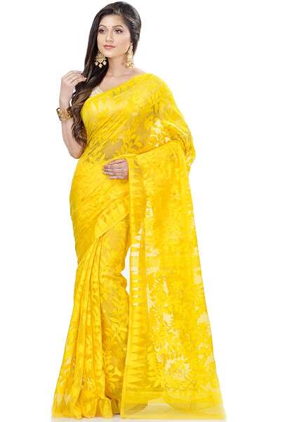 15 Modern Designs of Jamdani Sarees for Classy Look