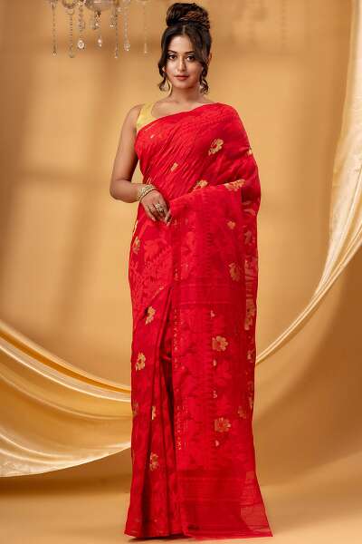 15 Modern Designs of Jamdani Sarees for Classy Look