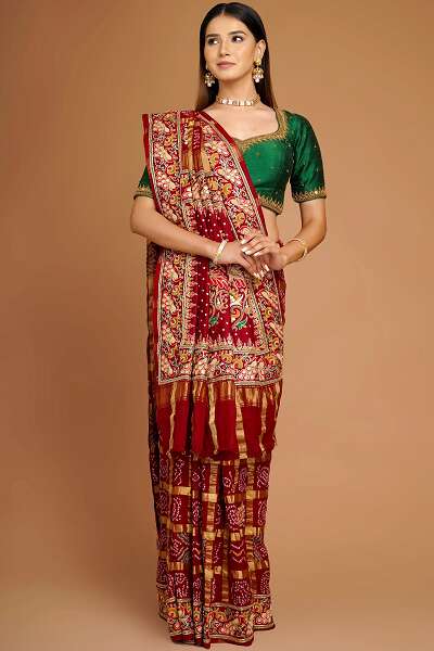 Gharchola Sarees - Top 10 Beautiful Designs For Tradition Look