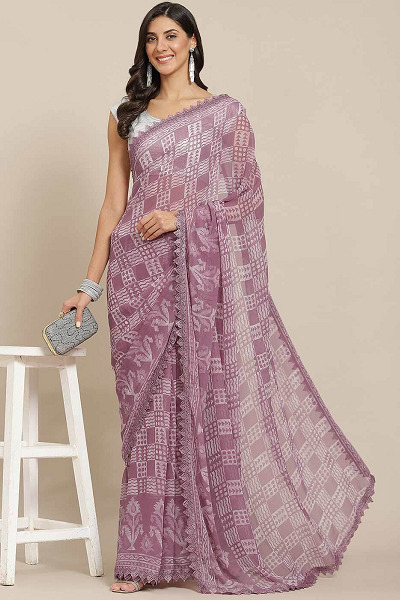 10 Beautiful Designs of Batik Sarees for Traditional Look