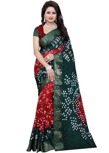 10 Beautiful Designs of Bandhani Sarees for Traditional Look